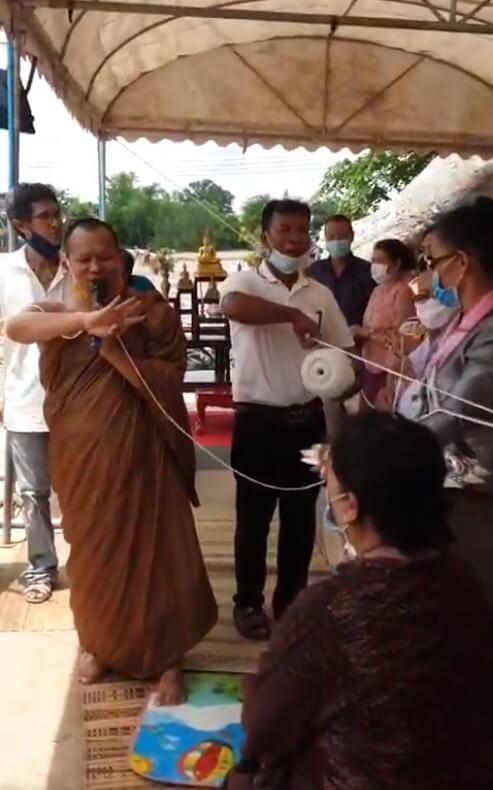 ยกเสาเอก เสาโท วัดป่าสว่างธรรม