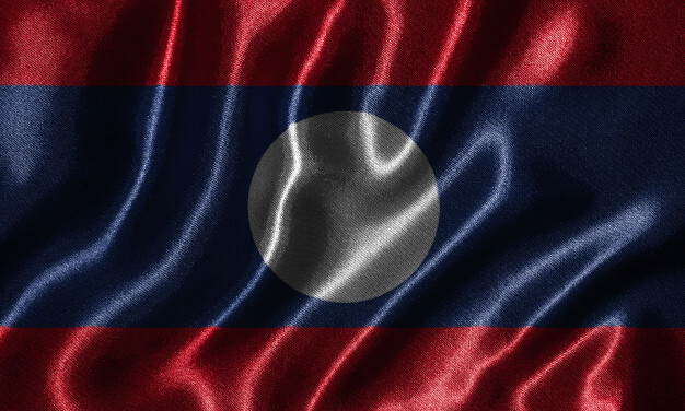 Wallpaper by laos flag