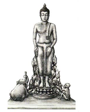 พระประจำวันพุธกลางคืน ปางป่าเลไลยก์
