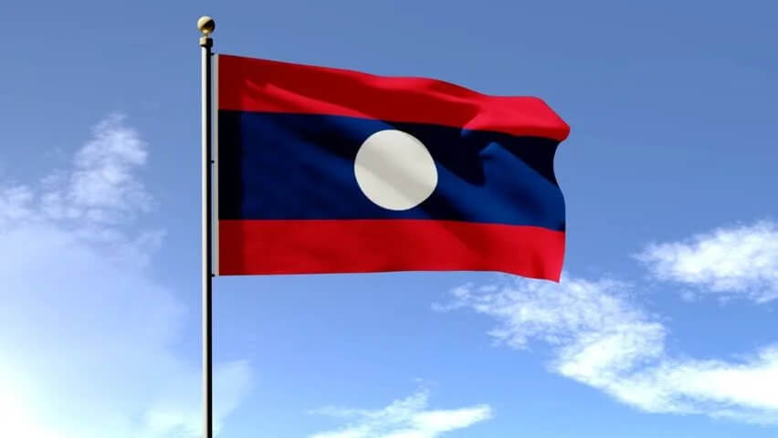 ธงชาติประเทศลาว