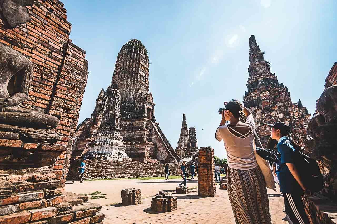 ถ่ายรูปวัดโบราณ